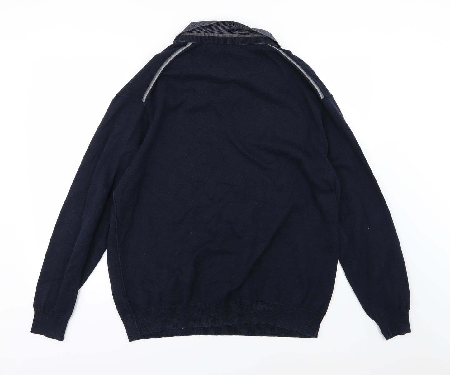 NEXT Mens Blue  Knit Pullover Jumper Size 2XL