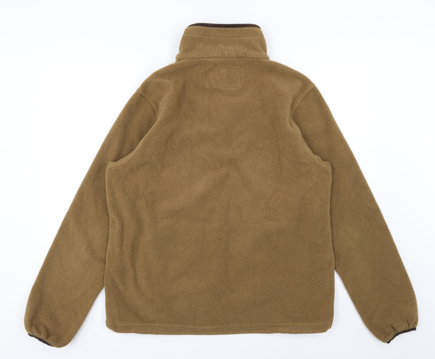 Bernard Weatherhill Mens Brown  Fleece Jacket  Size L