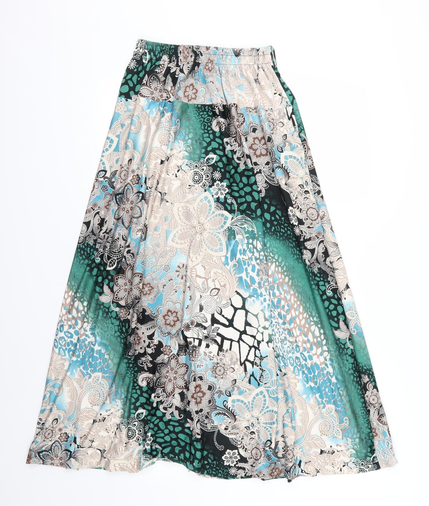Preworn Womens Multicoloured Floral  Maxi Skirt Size 36 in