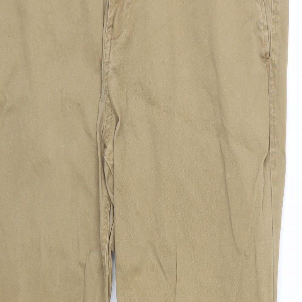 F&F Mens Brown  Denim Straight Jeans Size 36 L30 in