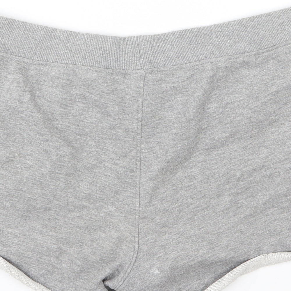 H&M Womens Grey  Jersey Sweat Shorts Size M