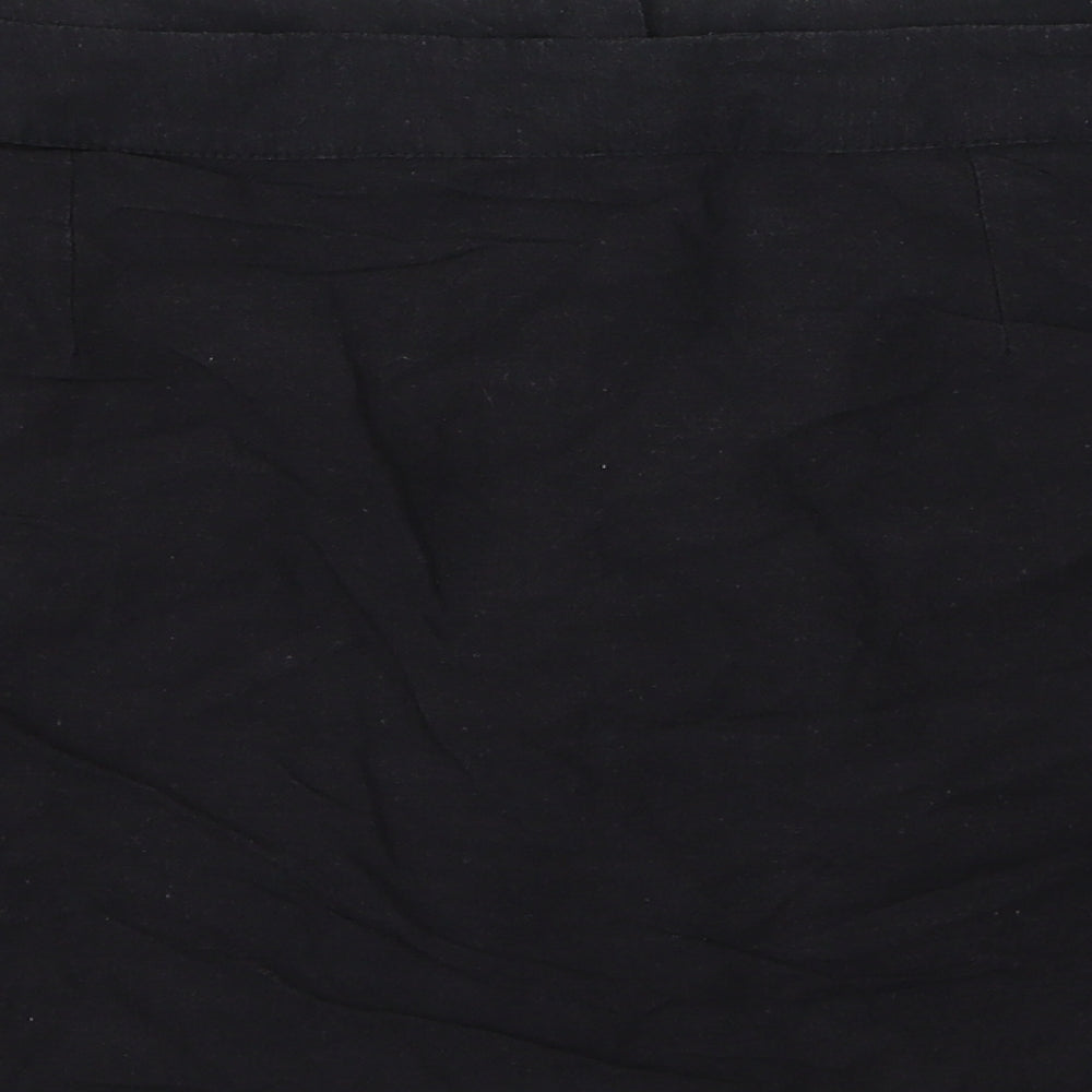 F&F Womens Black   A-Line Skirt Size 16