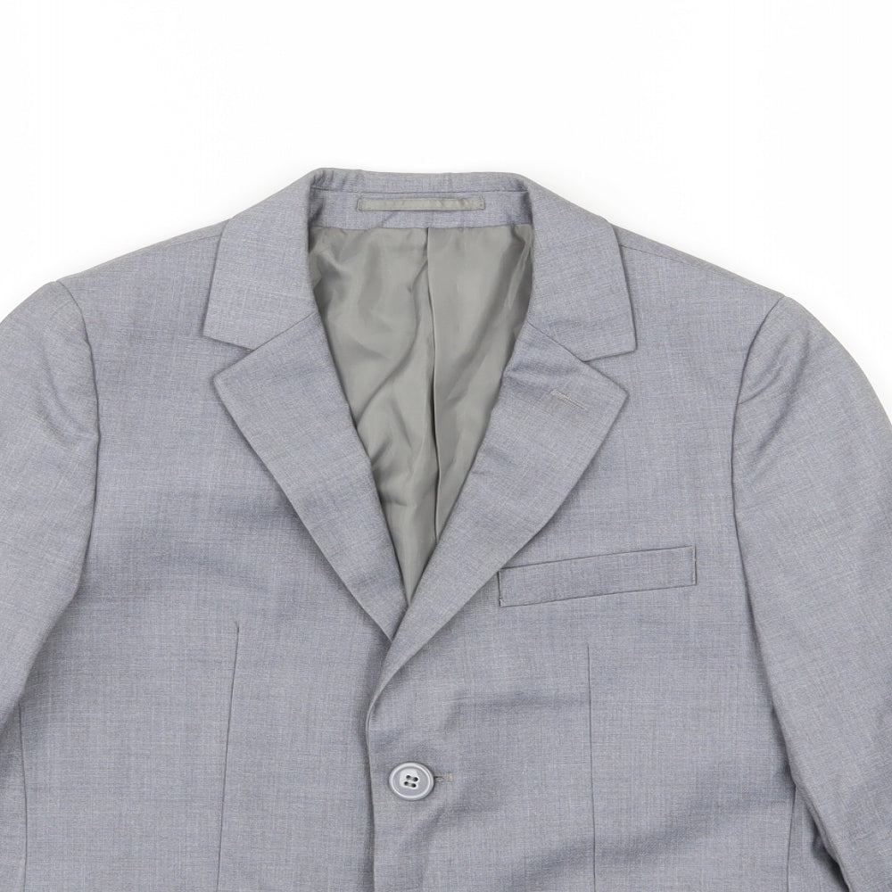 Taylor & Reece Boys Grey  Rayon Jacket  Size 10 Years  - Suit Jacket