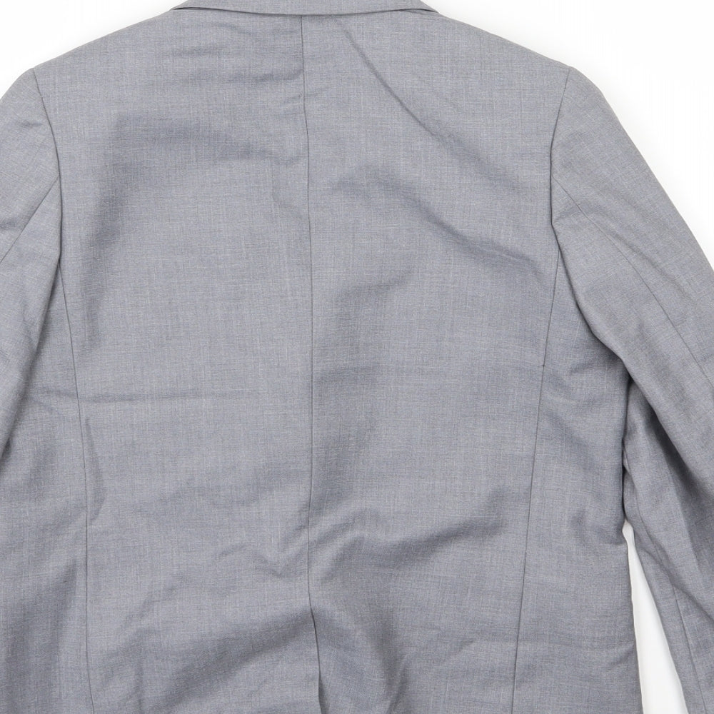 Taylor & Reece Boys Grey  Rayon Jacket  Size 10 Years  - Suit Jacket