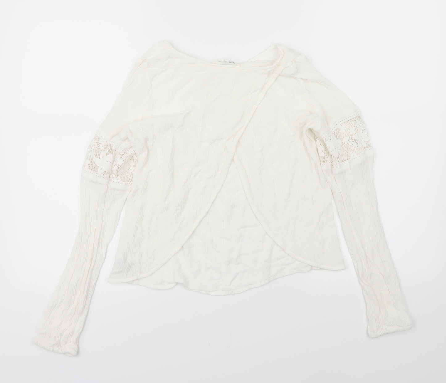 H&M Girls White   Basic T-Shirt Size 14 Years