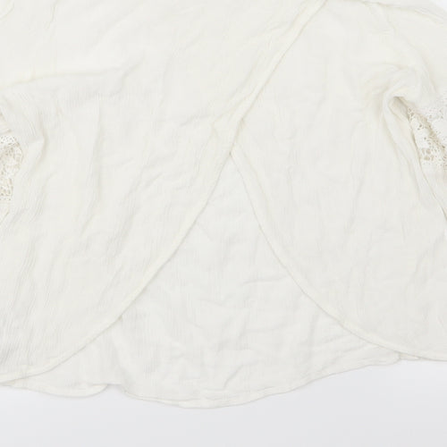 H&M Girls White   Basic T-Shirt Size 14 Years