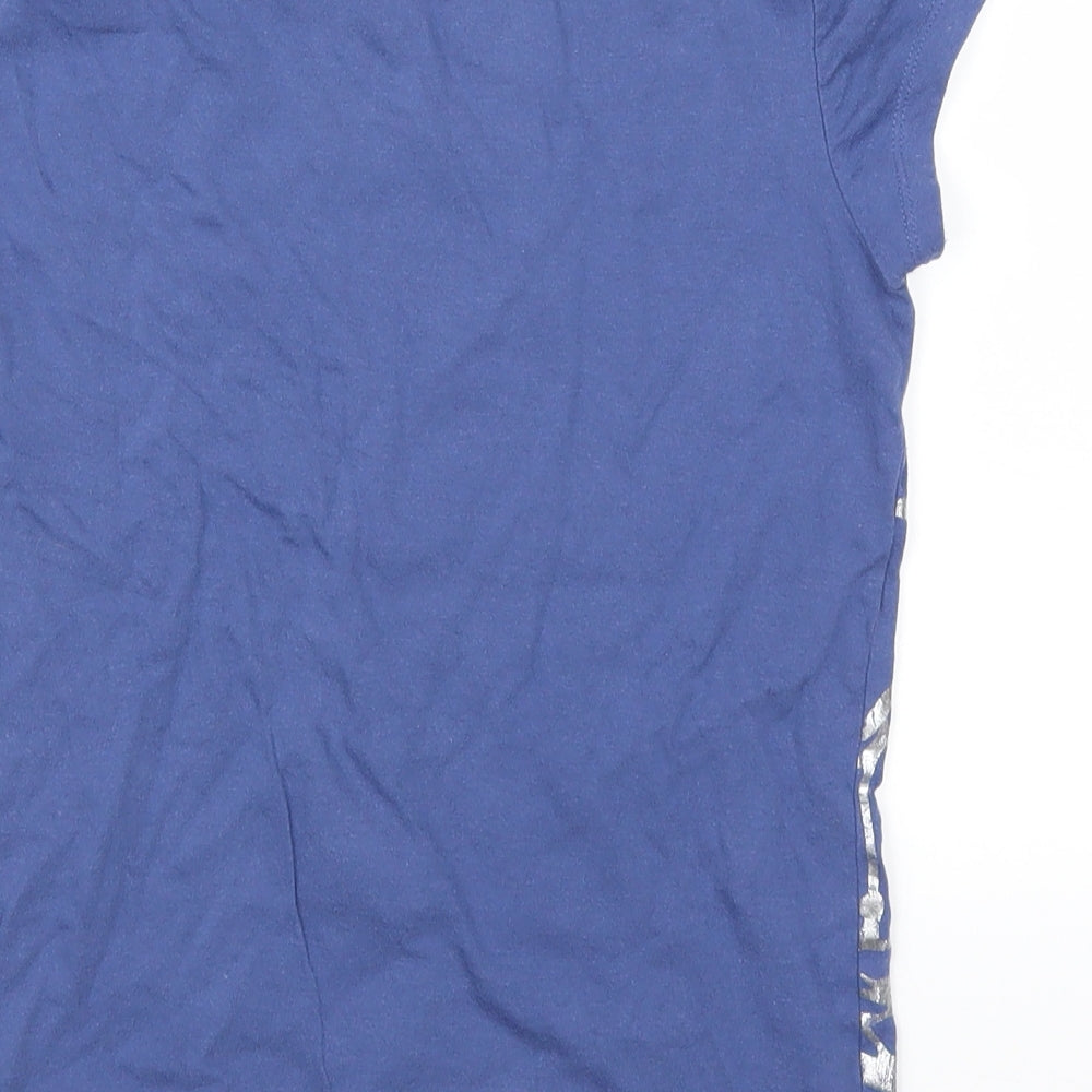 Disney Girls Blue   Basic T-Shirt Size 12-13 Years  - Minnie Mouse