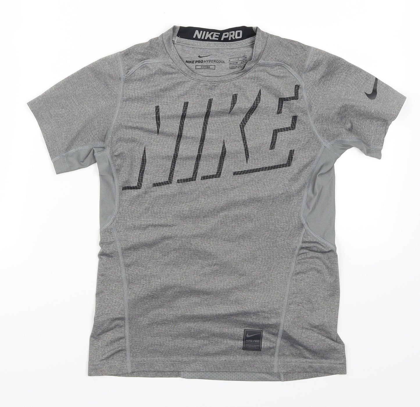 Nike Boys Grey   Basic T-Shirt Size 9-10 Years
