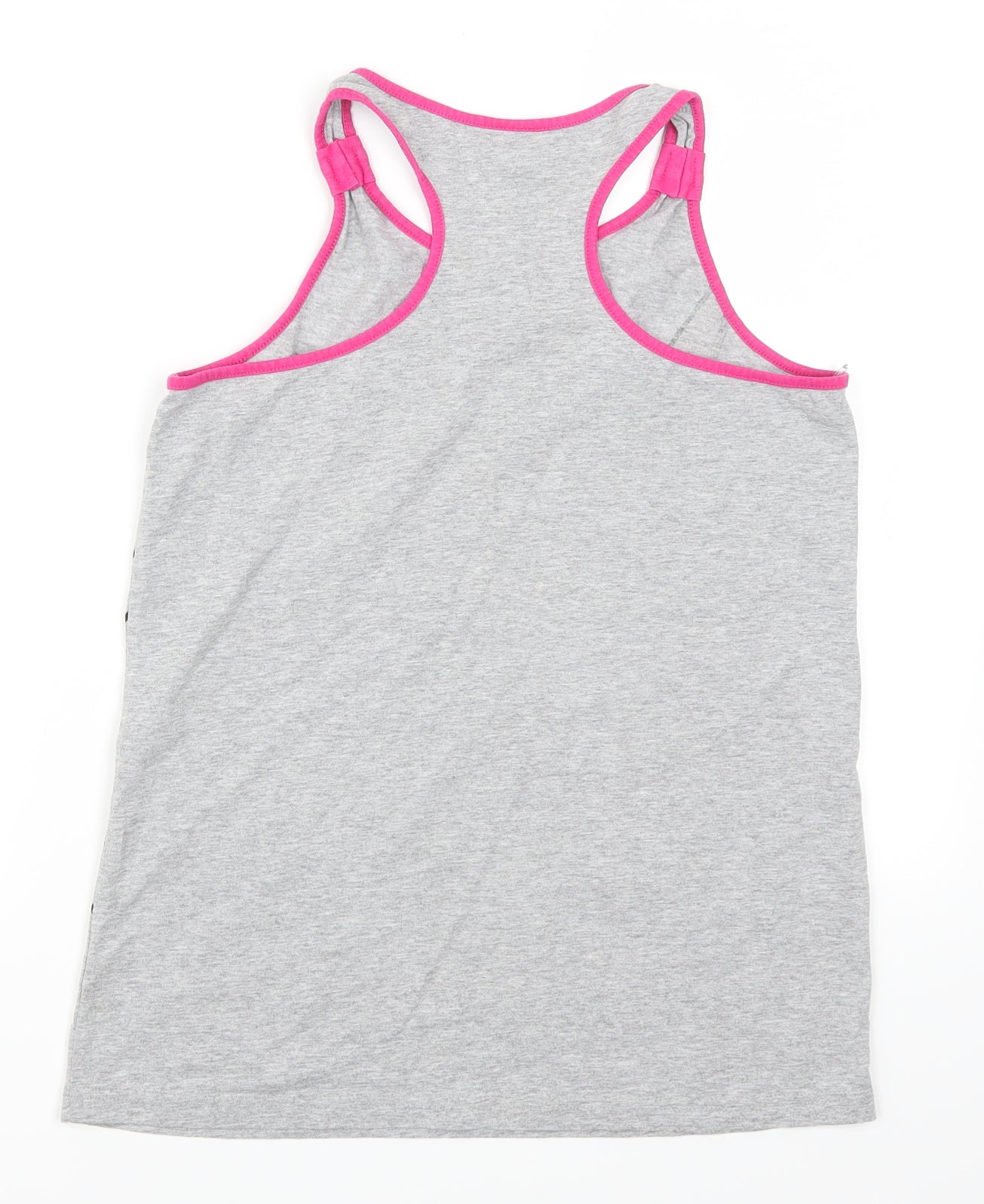 Disney Girls Grey   Basic Tank Size 13-14 Years  - Tinkerbell