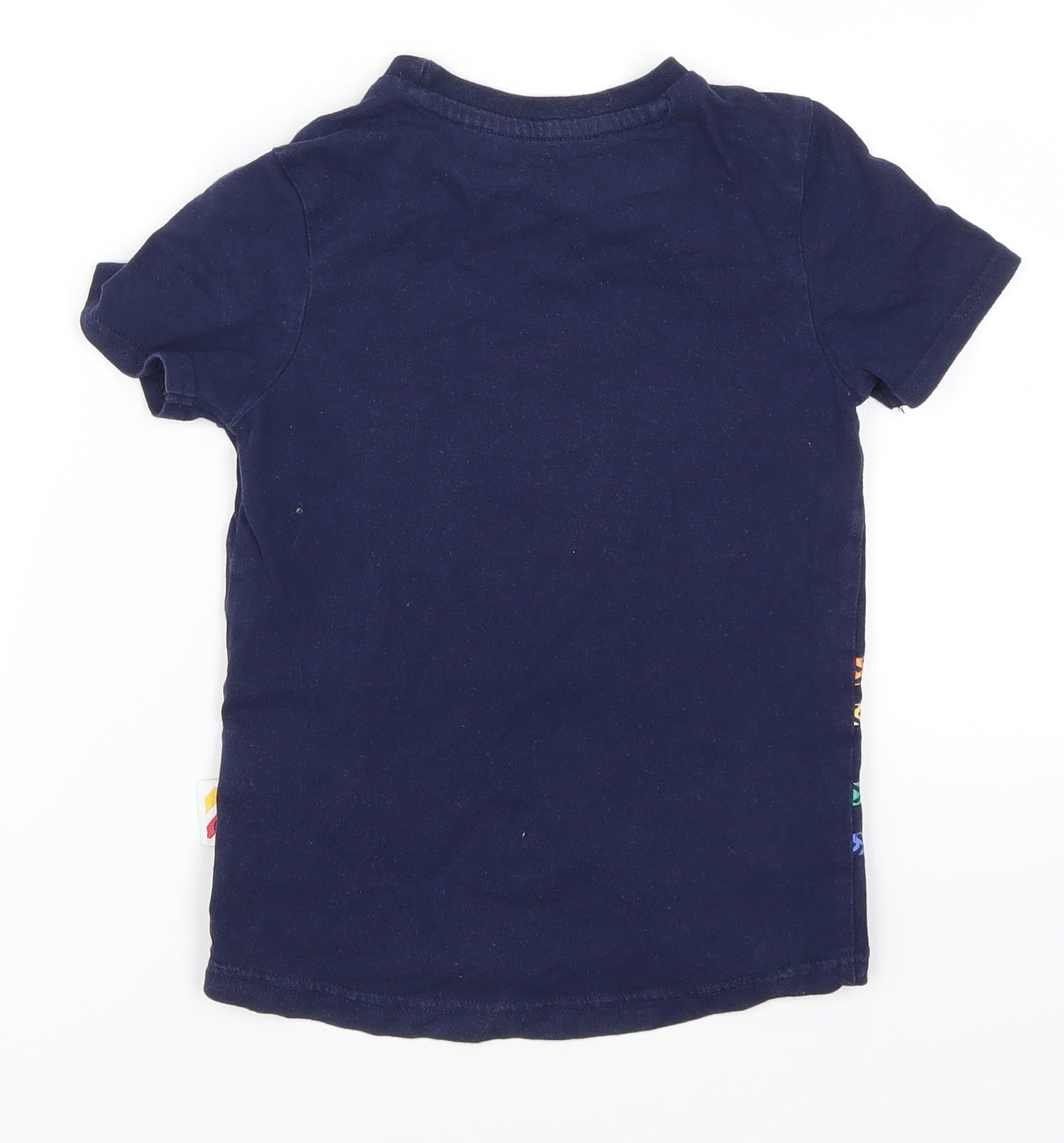 Nutmeg Boys Blue   Basic T-Shirt Size 3-4 Years  - Chug Chug Tractr