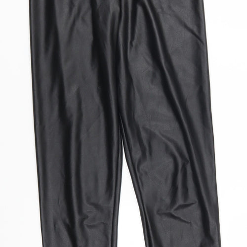 Topshop Womens Black   Carrot Leggings Size 6 L28 in