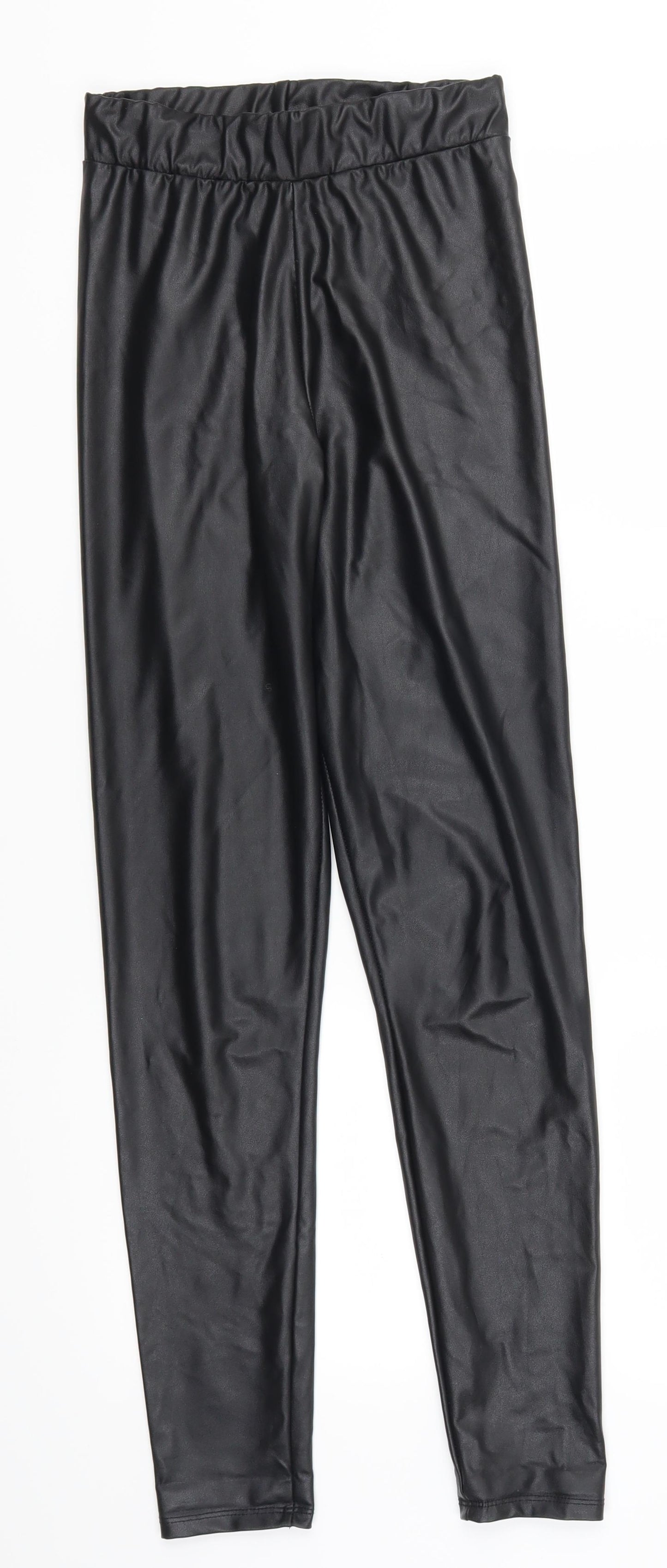 Topshop Womens Black   Carrot Leggings Size 6 L28 in