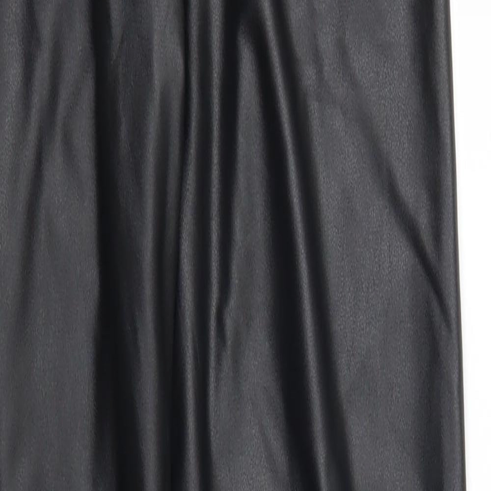 Topshop Womens Black   Carrot Leggings Size 6 L28 in