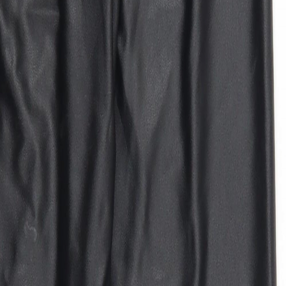 Topshop Womens Black   Carrot Leggings Size 6 L28 in