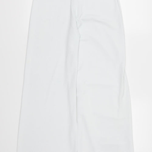 Pretty Little Thing Womens White   Trousers  Size 24 L32 in