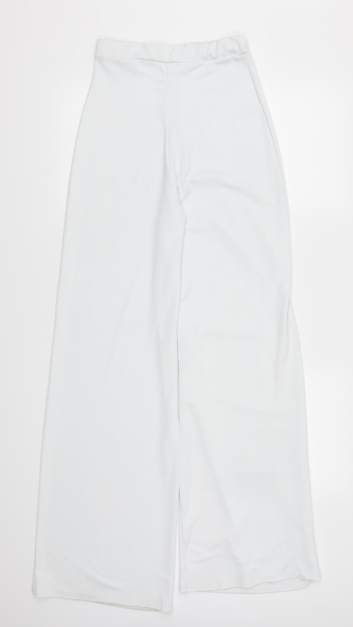 Pretty Little Thing Womens White   Trousers  Size 24 L32 in