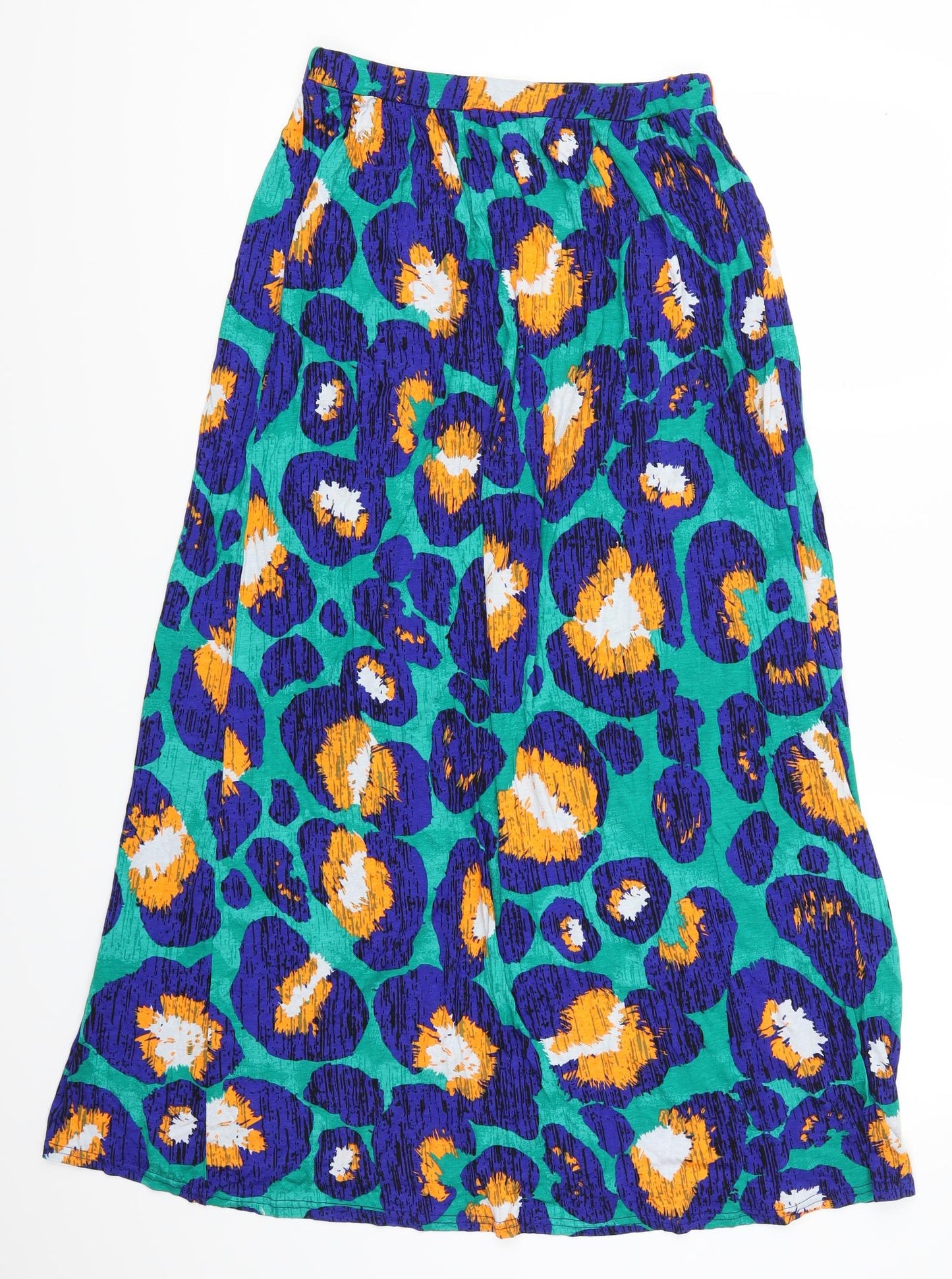 River Island Womens Green Geometric  Maxi Skirt Size 8
