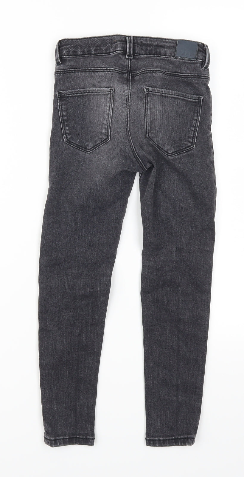 Zara Girls Grey  Denim Skinny Jeans Size 7 Years