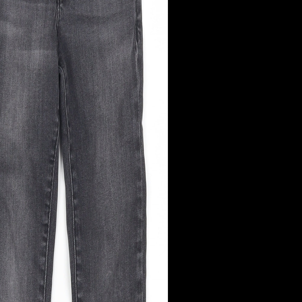 Zara Girls Grey  Denim Skinny Jeans Size 7 Years