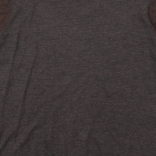 Marks and Spencer Mens Brown   Pullover Jumper Size L