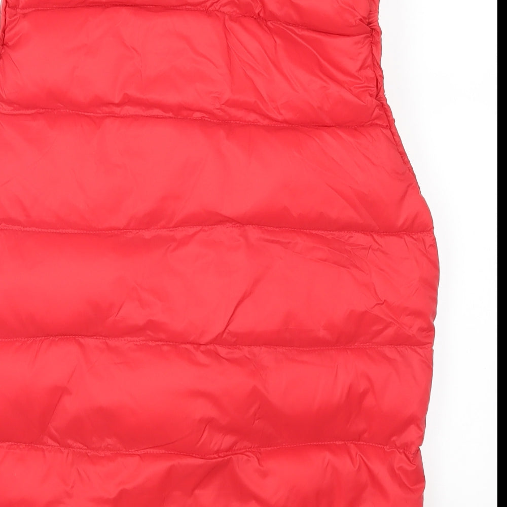 Bershka Womens Red   Gilet Coat Size S