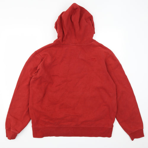 The North Face Mens Red   Pullover Hoodie Size L