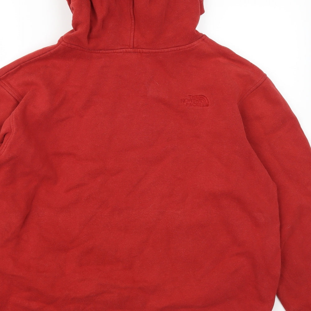 The North Face Mens Red   Pullover Hoodie Size L