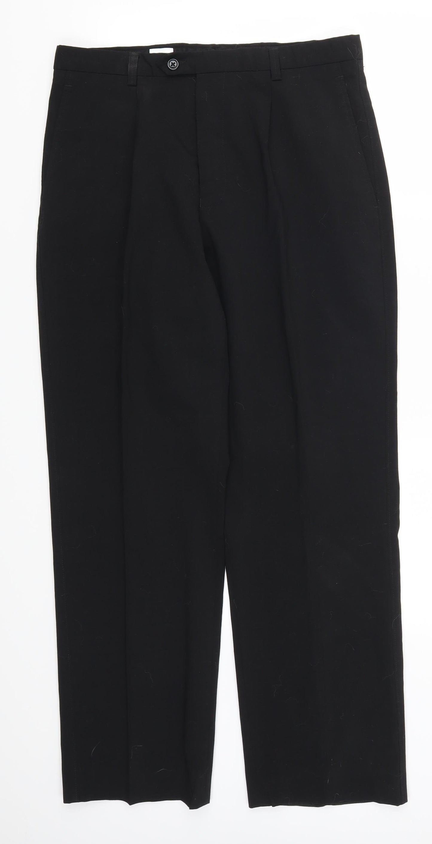 NEXT Mens Black   Trousers  Size 32 L29 in