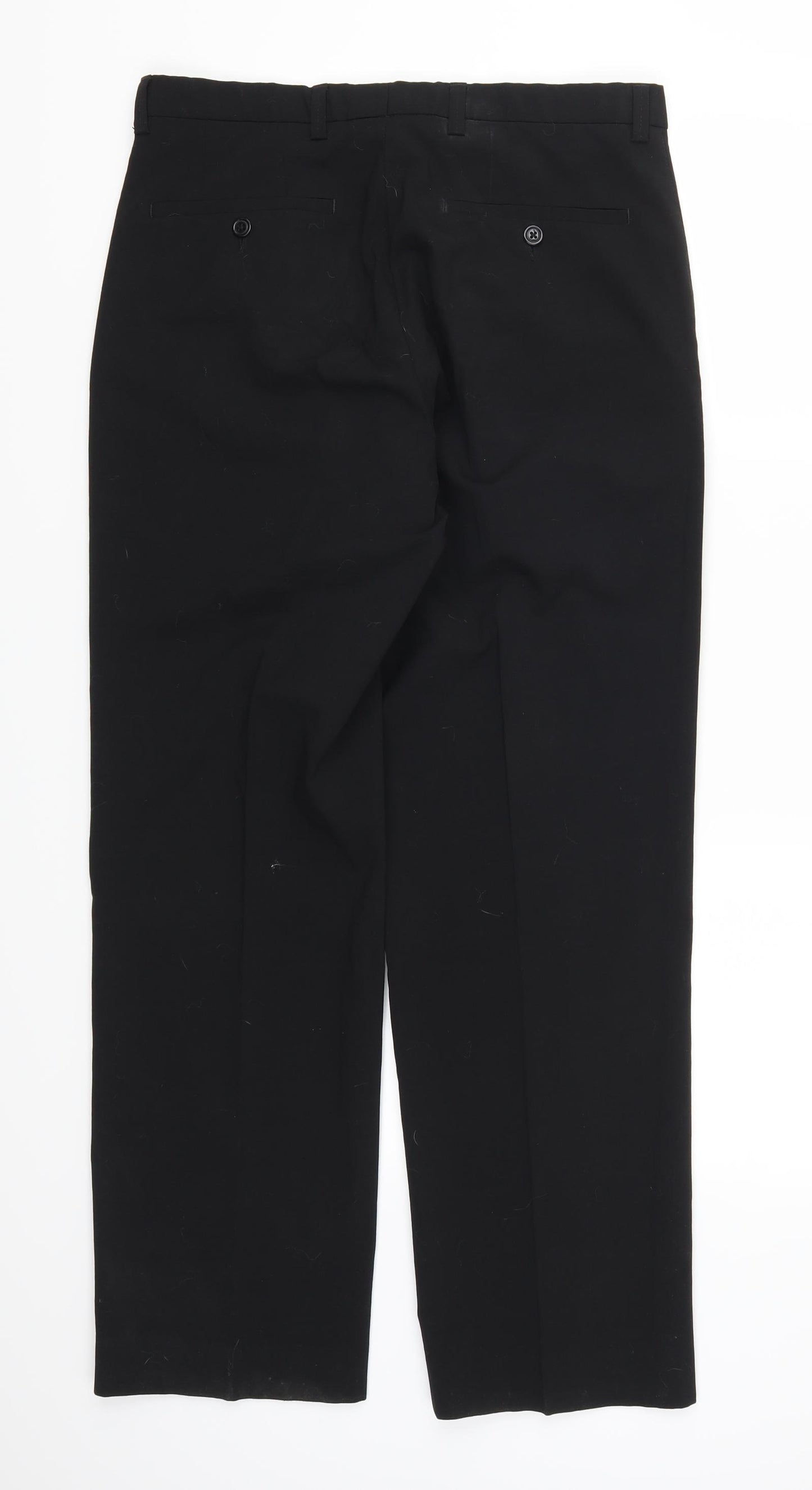 NEXT Mens Black   Trousers  Size 32 L29 in