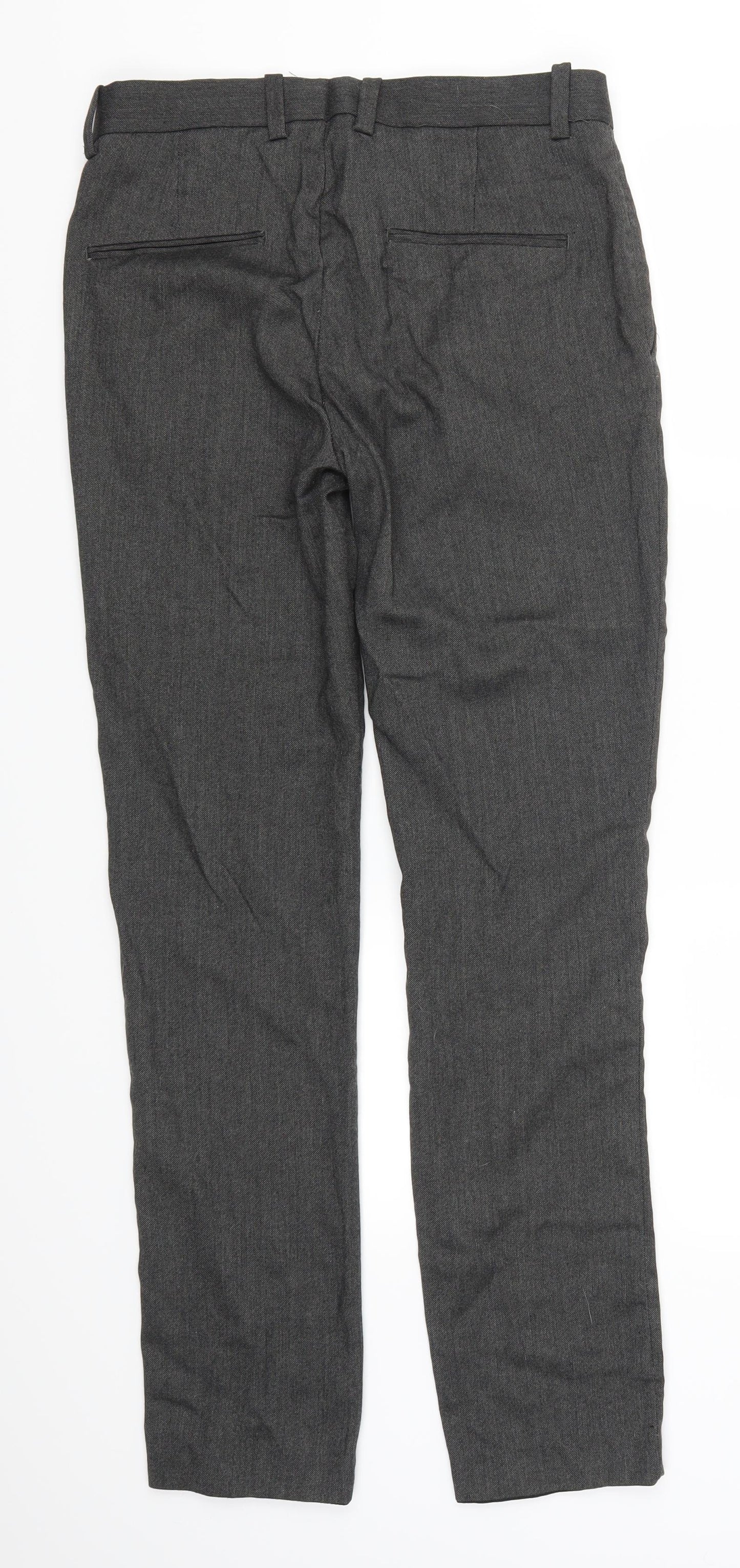 H&M Mens Grey   Trousers  Size 32 L30 in
