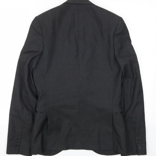 Topshop Mens Grey   Jacket Suit Jacket Size 34