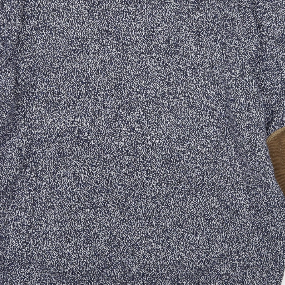 Brave Soul Mens Blue   Pullover Jumper Size XL