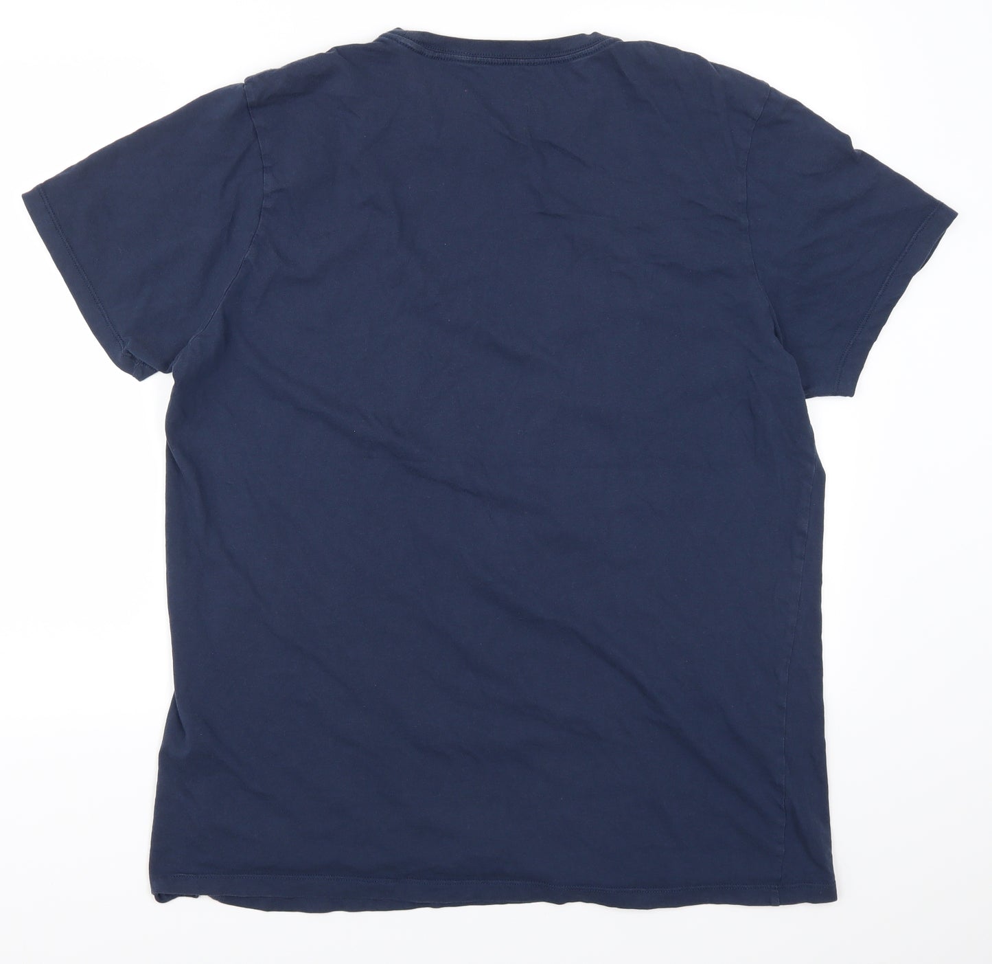 Firetrap Mens Blue    T-Shirt Size XL  - Skull