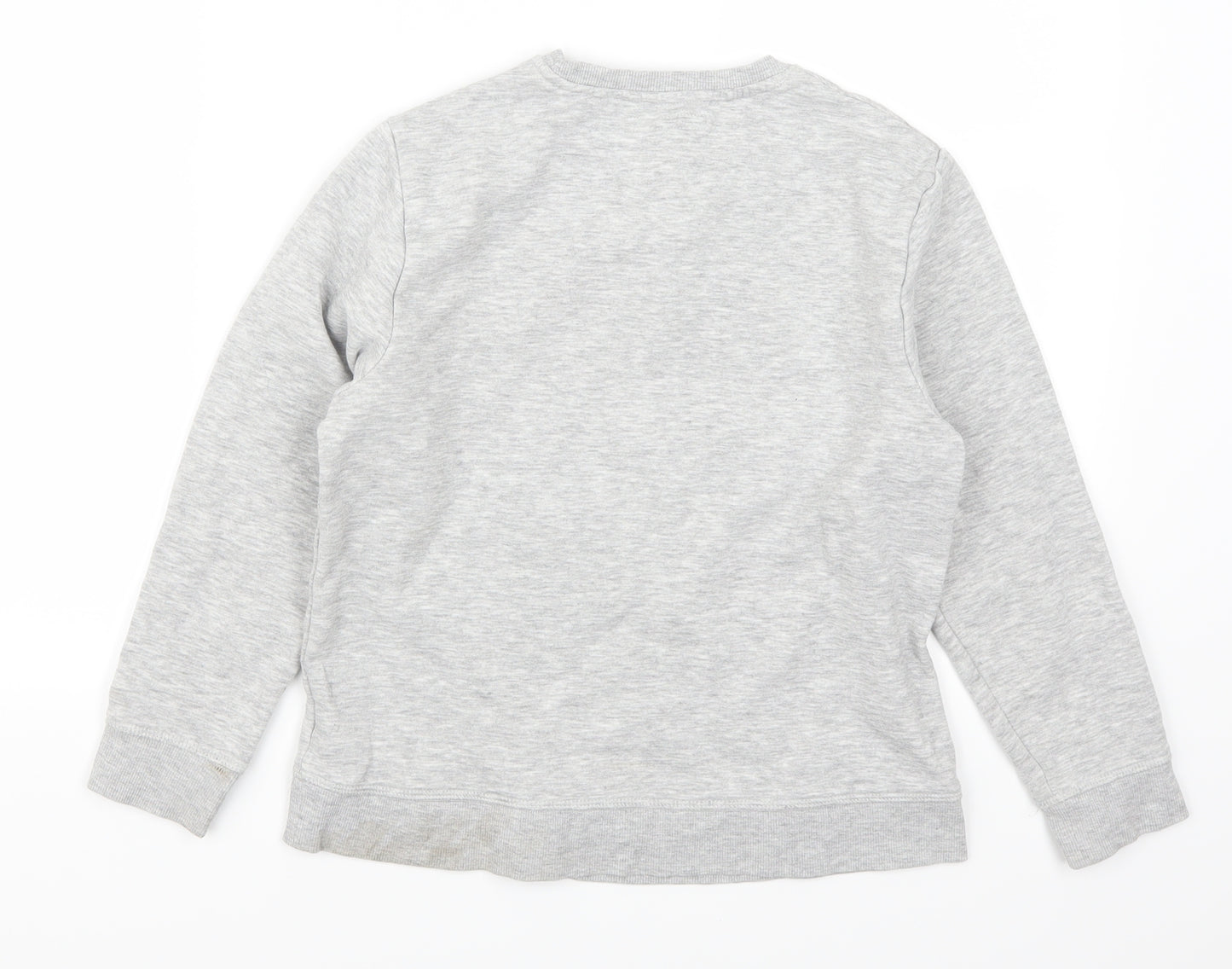 NEXT Boys Grey   Pullover Sweatshirt Size 9 Years  - Snow Cool Snowman