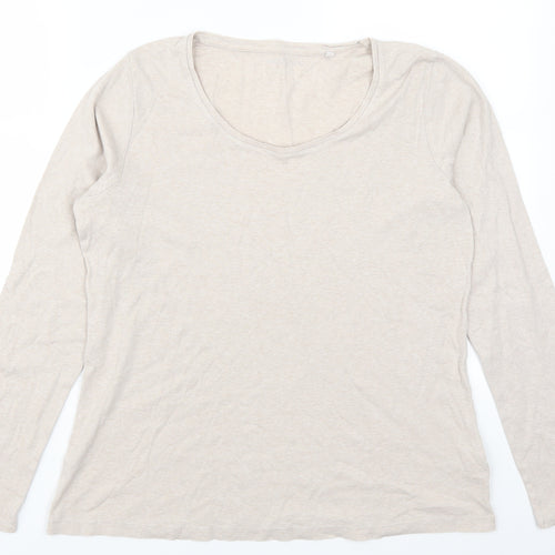 NEXT Womens Beige   Basic T-Shirt Size 16