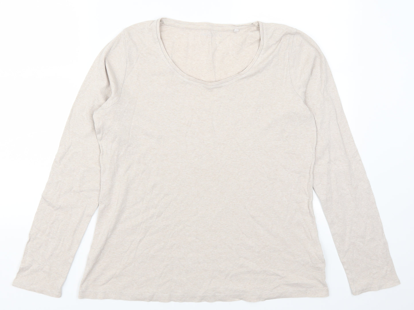 NEXT Womens Beige   Basic T-Shirt Size 16