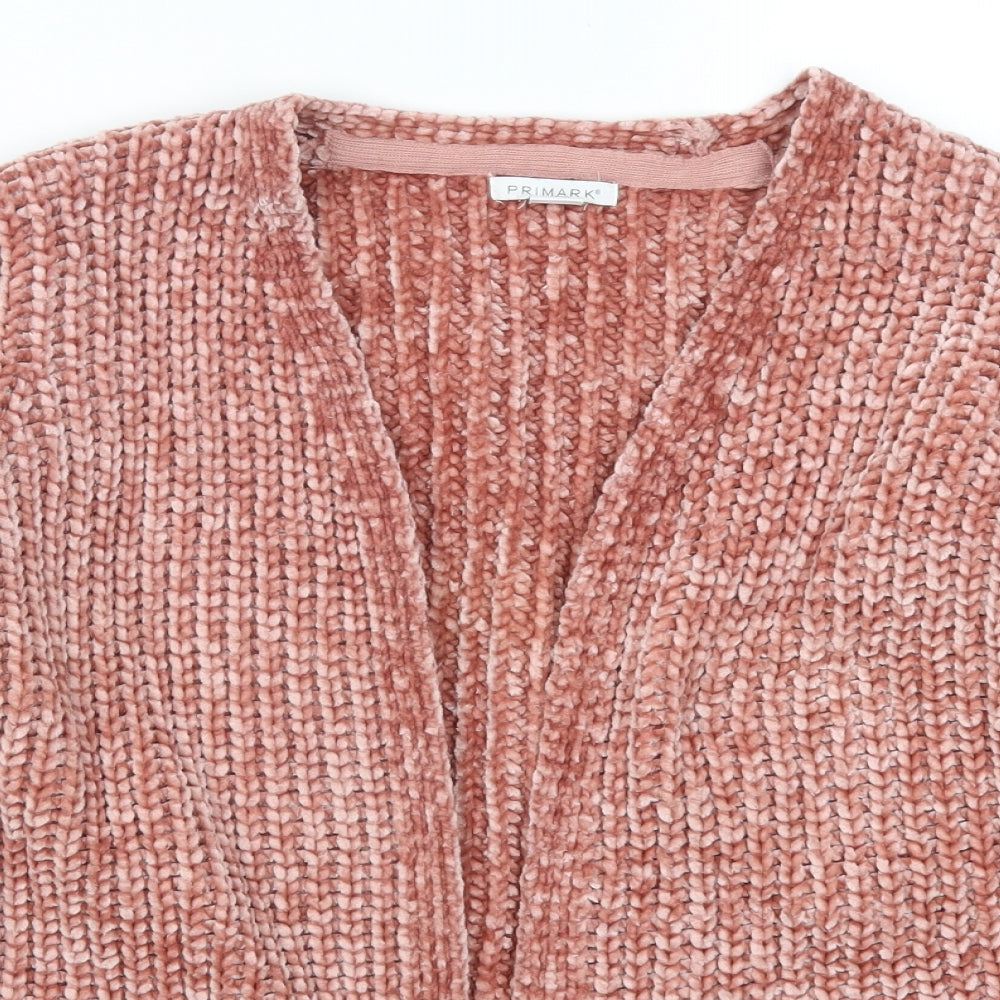 Primark Girls Pink   Cardigan Jumper Size 14-15 Years