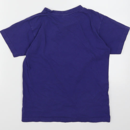 B&C Boys Purple   Basic T-Shirt Size 10-11 Years  - Tidy
