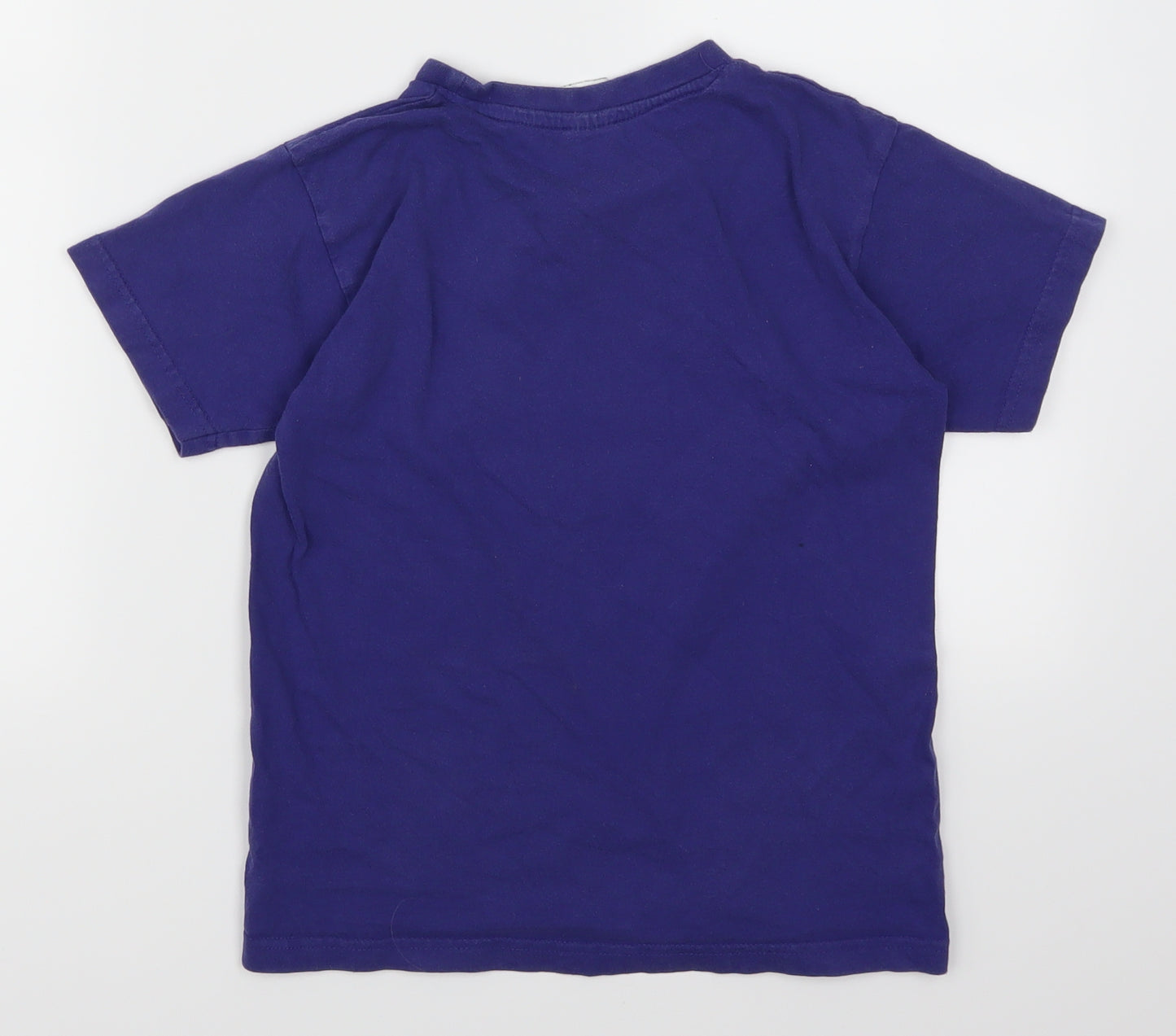 B&C Boys Purple   Basic T-Shirt Size 10-11 Years  - Tidy