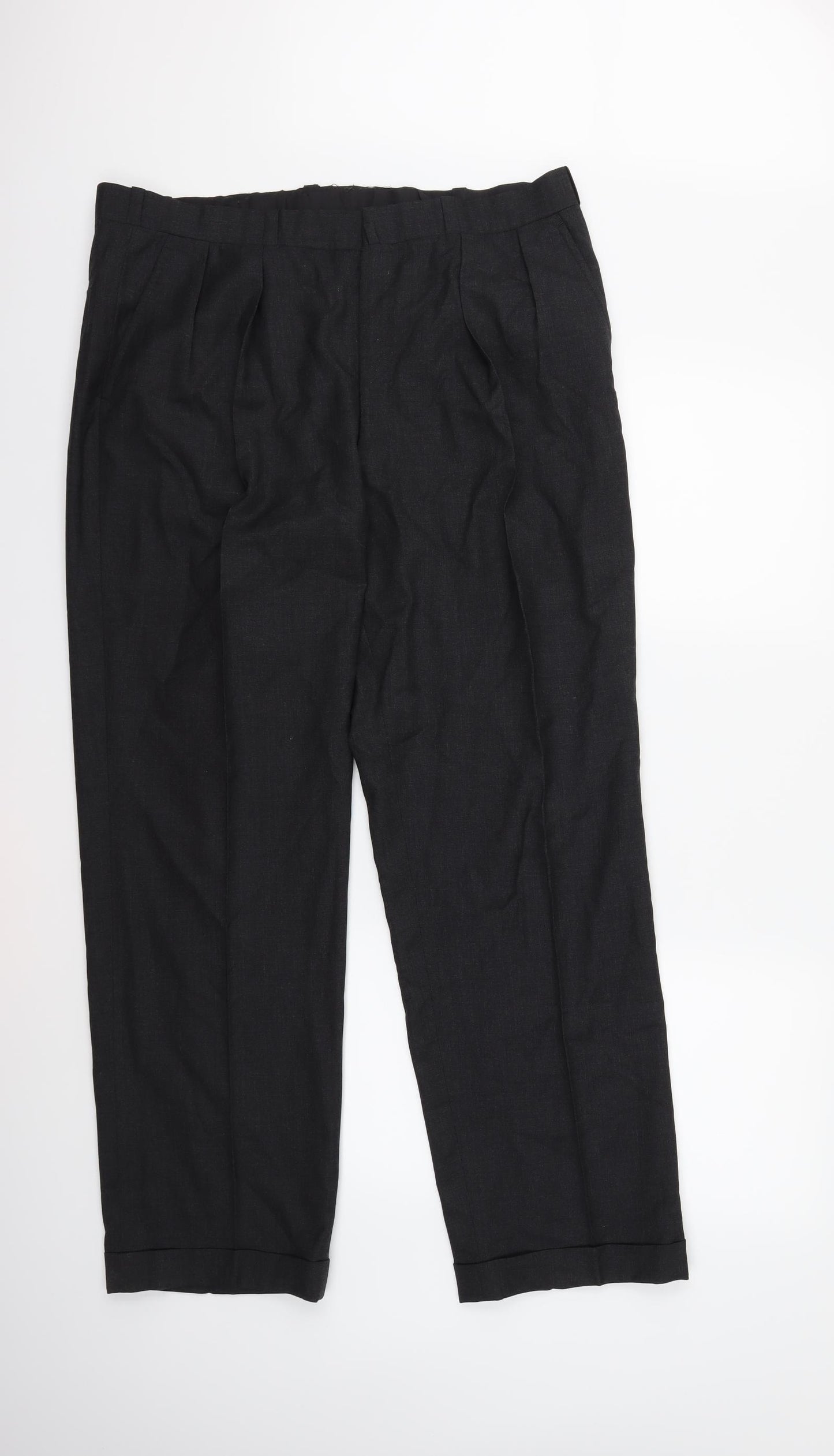 Preworn Mens Black   Trousers  Size 38 in L31 in