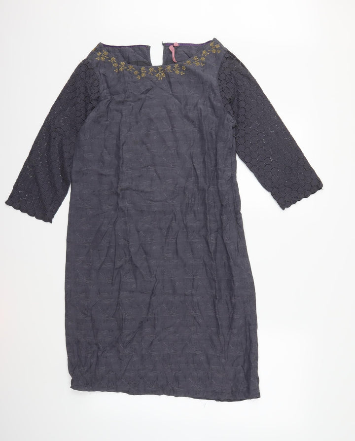 Preworn Womens Grey Shift Size 10