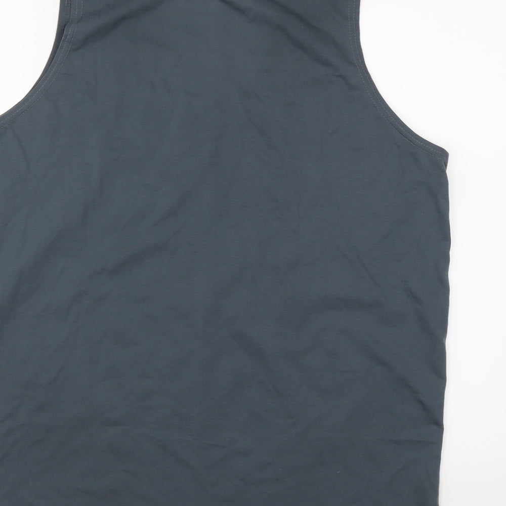 Preworn Mens Grey   Basic Tank Size 2XL