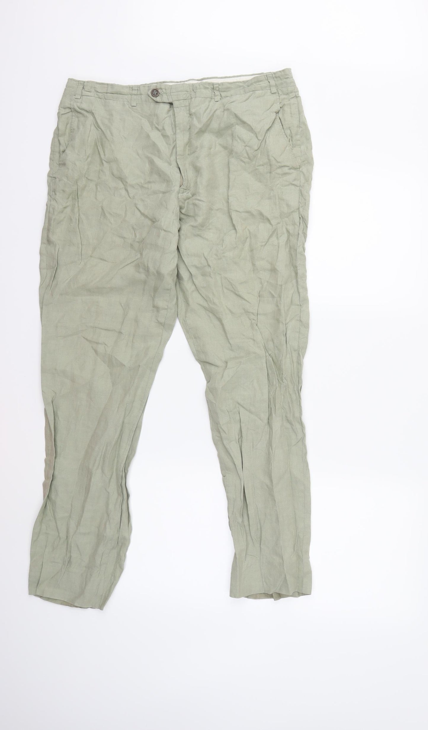 Preworn Womens Green   Trousers  Size 34 in L27 in