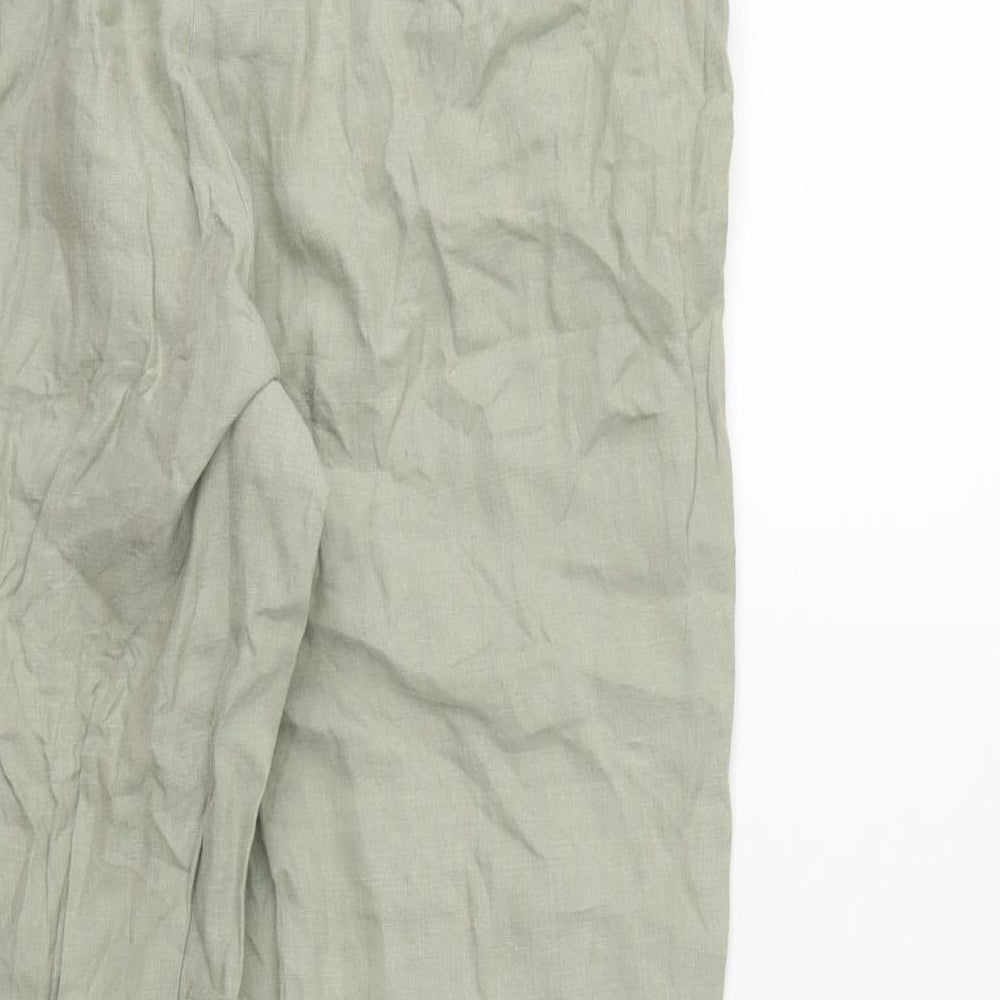 Preworn Womens Green   Trousers  Size 34 in L27 in