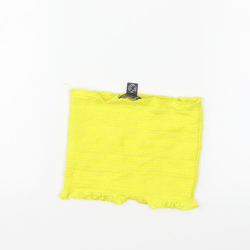 Primark Womens Yellow   Cropped Tank Size 4