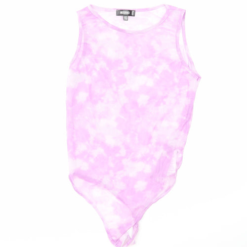 Missguided Womens Purple   Basic Tank Size 14