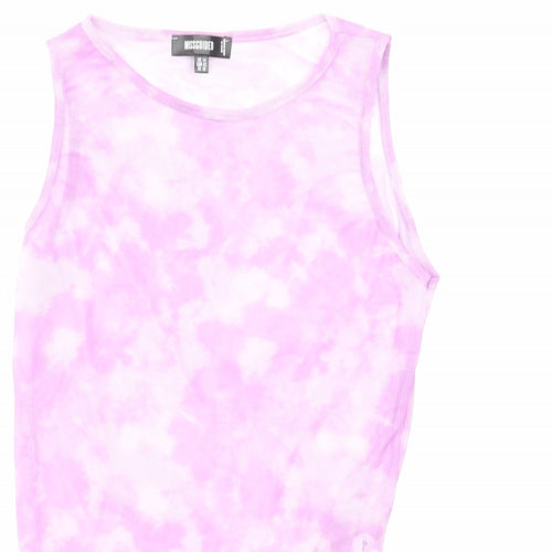 Missguided Womens Purple   Basic Tank Size 14
