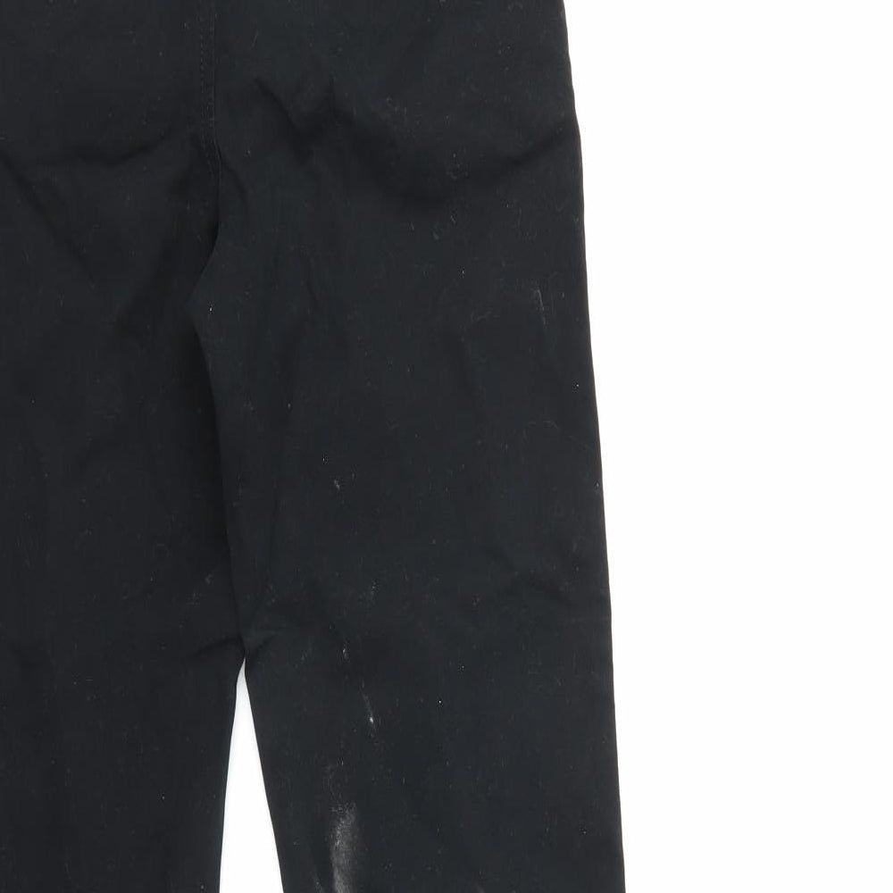 the authentic workwear Boys Black   Chino Trousers Size 11 Years