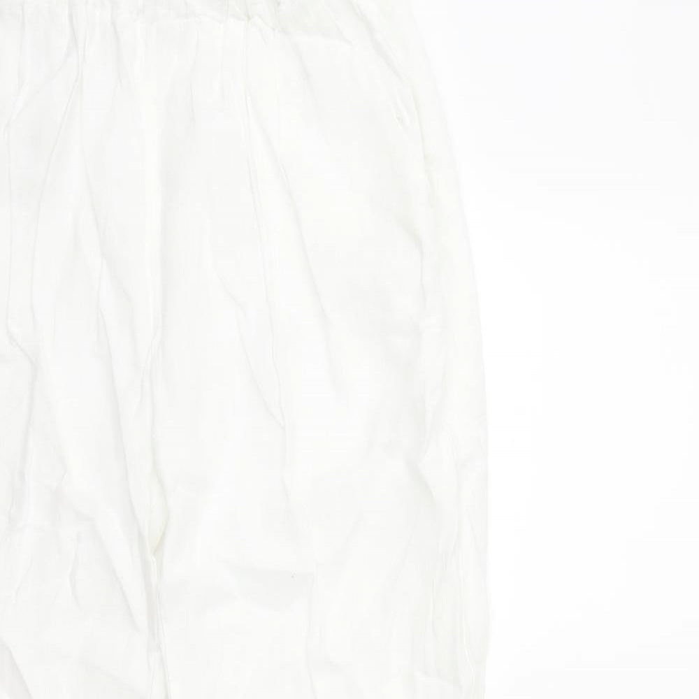 lulella Womens White   Trousers  Size 30 in L29 in