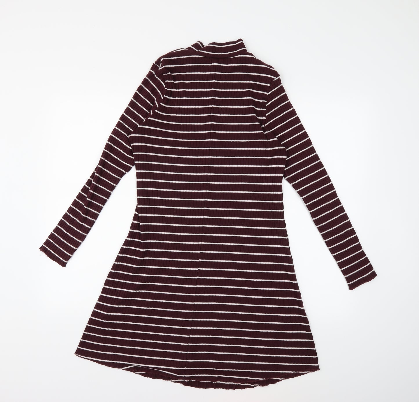 Primark Womens Red Striped  Jumper Dress  Size 12
